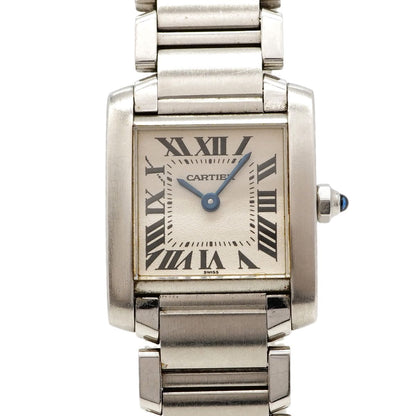 Cartier Tank Francaise SM White Dial Watch