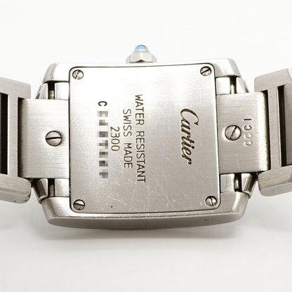 Cartier Tank Francaise SM White Dial Watch — view 5