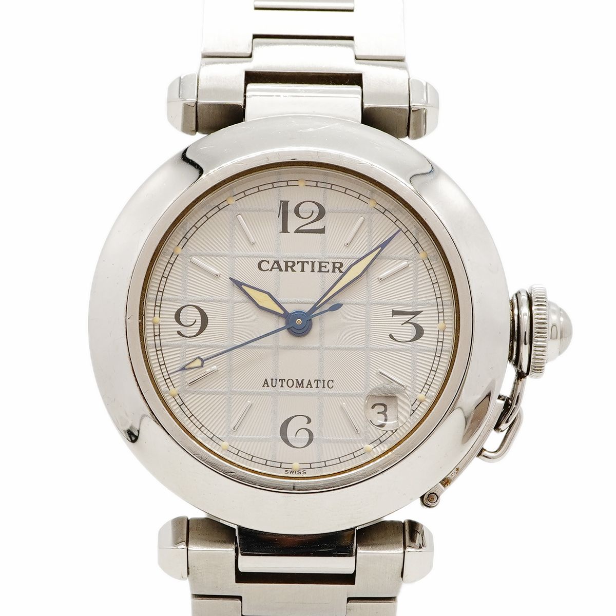 Cartier Pasha C Silver Dial Watch
