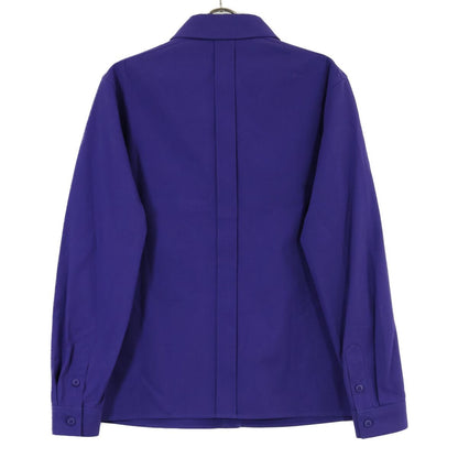 Saint Laurent Paris Purple Military Shirt Jacket 38 — view 2