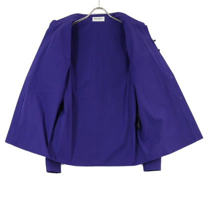 Saint Laurent Paris Purple Military Shirt Jacket 38 — view 3