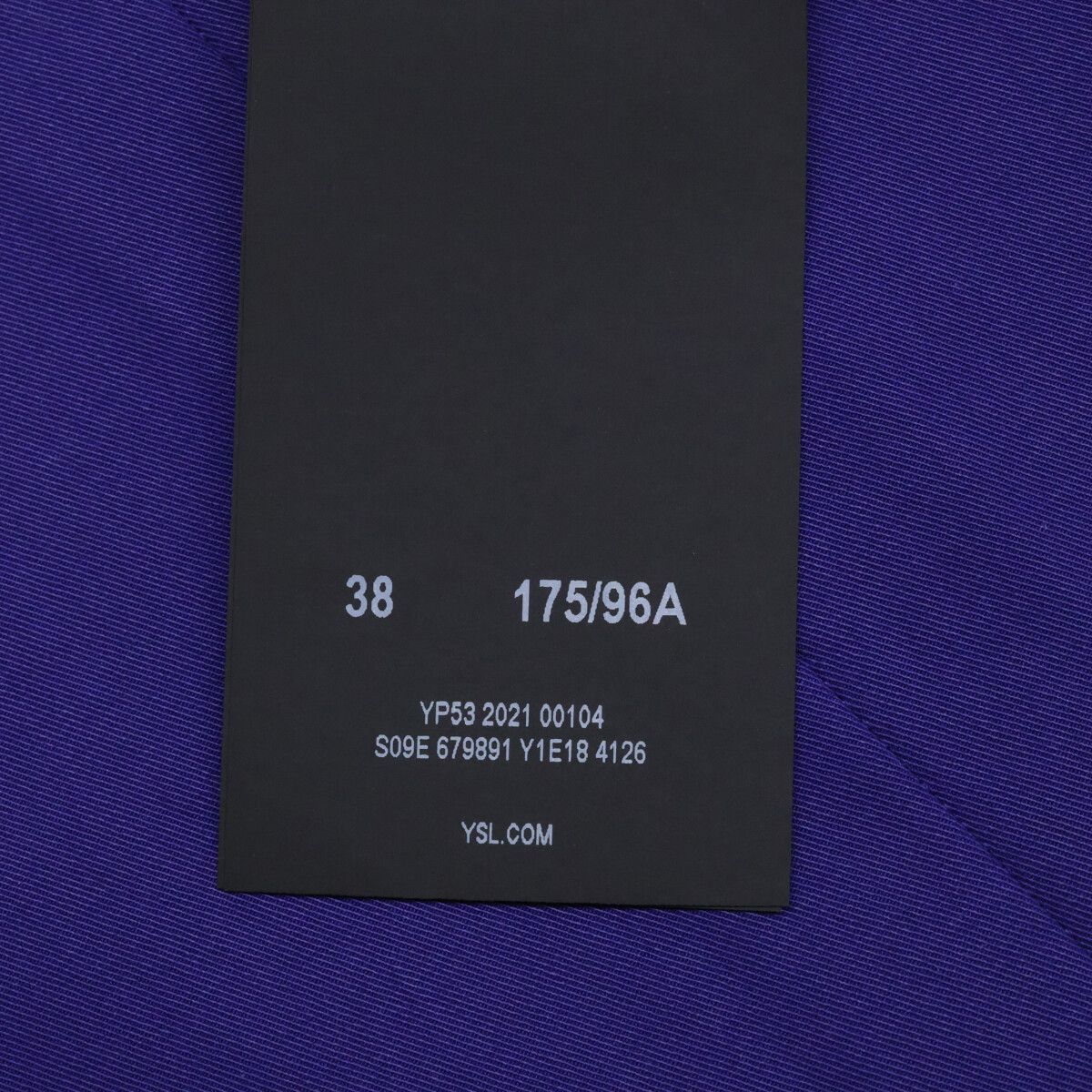 Saint Laurent Paris Purple Military Shirt Jacket 38 — view 6