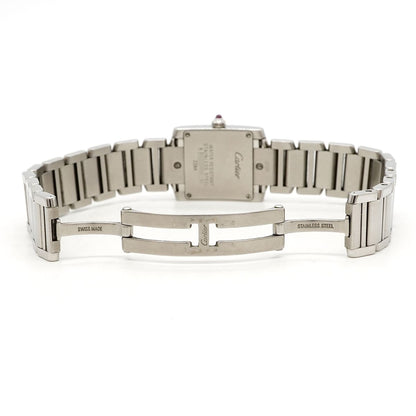 Cartier Tank Francaise SM Christmas Limited Pink Dial Watch — view 4