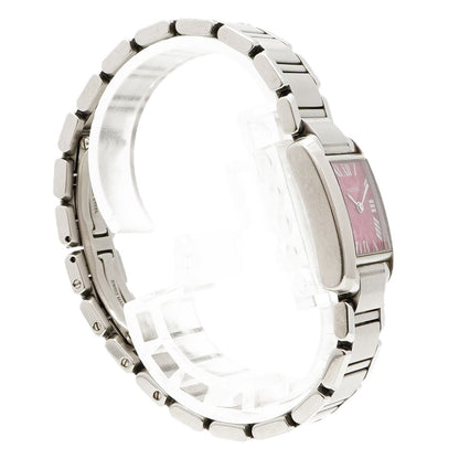 Cartier Tank Francaise SM Christmas Limited Pink Dial Watch — view 3