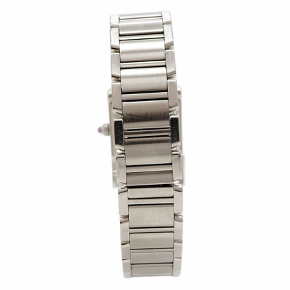 Cartier Tank Francaise SM Christmas Limited Pink Dial Watch — view 8