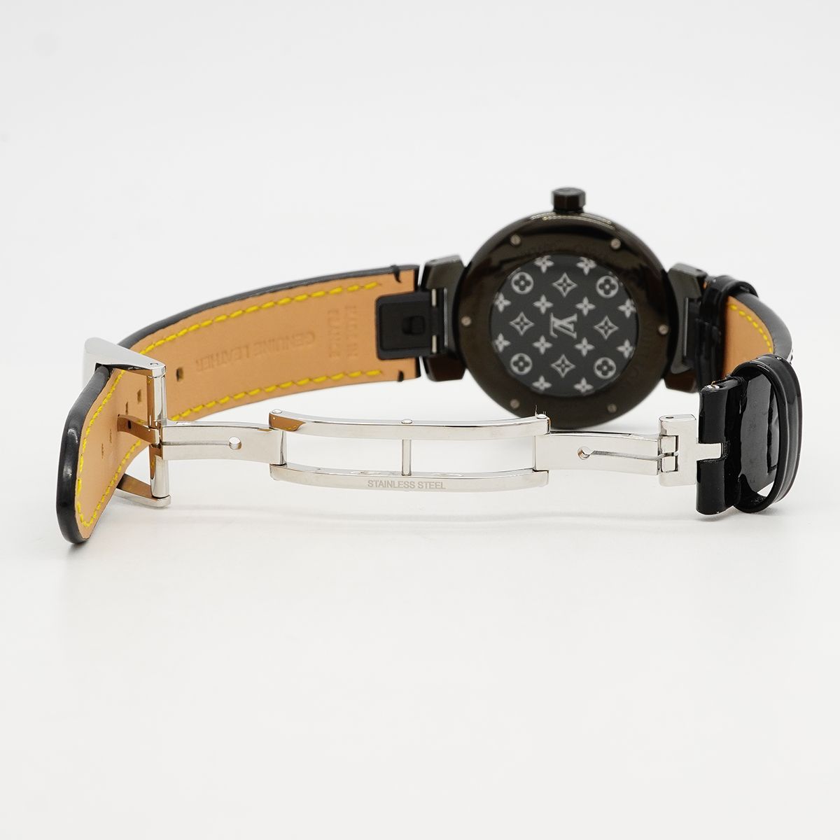 Louis Vuitton Tambour All Black Dial Watch — view 4