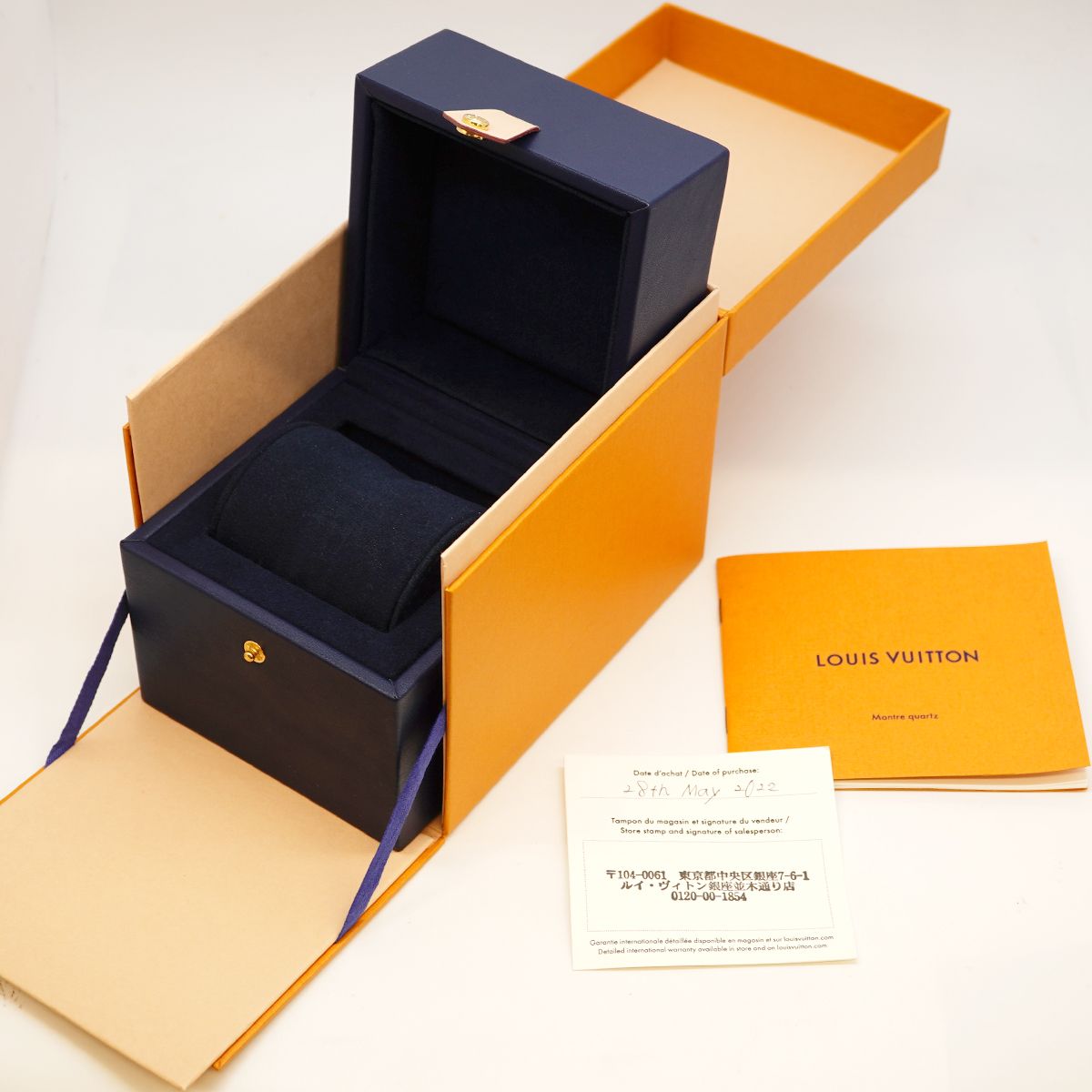 Louis Vuitton Tambour All Black Dial Watch — view 7