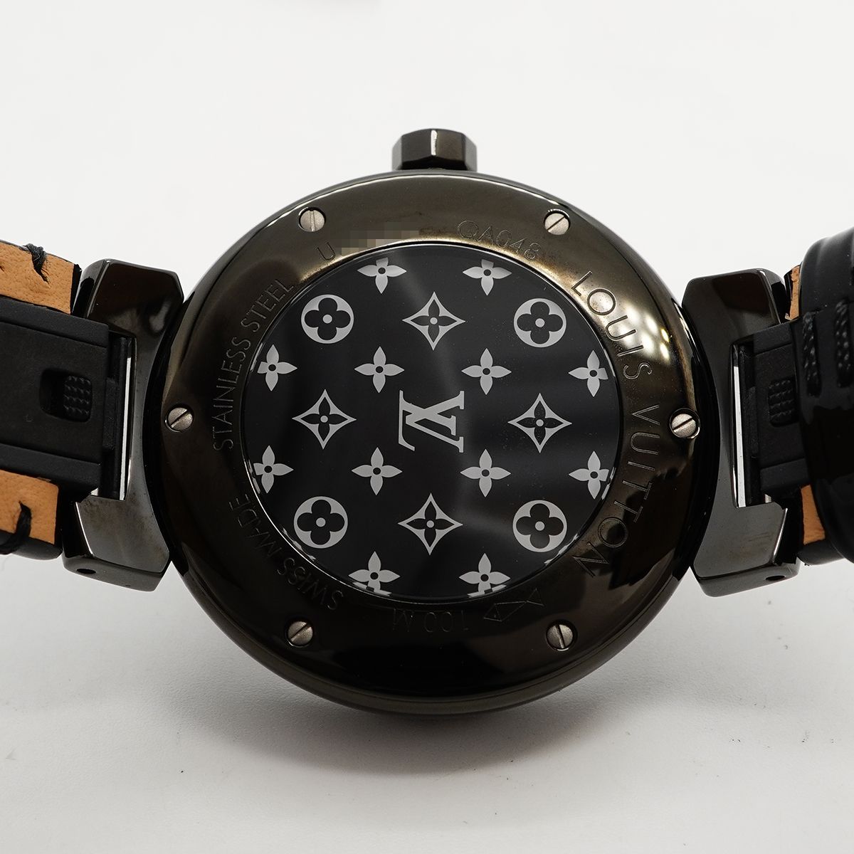 Louis Vuitton Tambour All Black Dial Watch — view 5