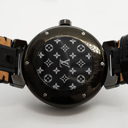 Louis Vuitton Tambour All Black Dial Watch — view 5