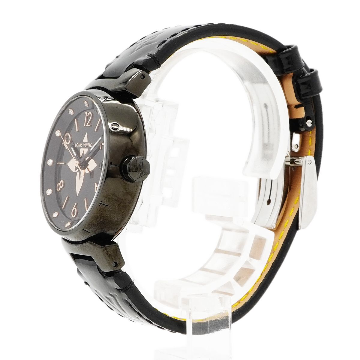 Louis Vuitton Tambour All Black Dial Watch — view 2