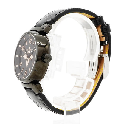 Louis Vuitton Tambour All Black Dial Watch — view 2