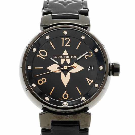 Louis Vuitton Tambour All Black Dial Watch