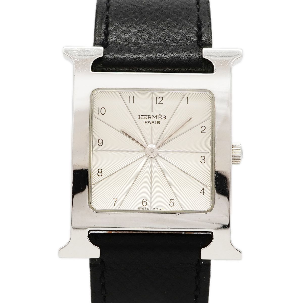 Hermes Watch Silver Dial