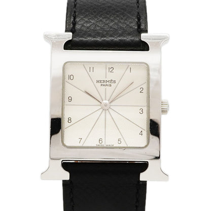 Hermes Watch Silver Dial