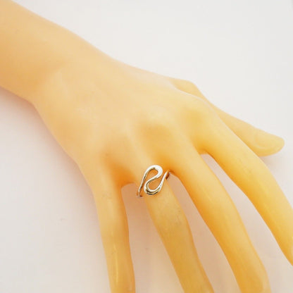Tiffany & Co Ring Open Wave 925 Sterling Silver — view 7