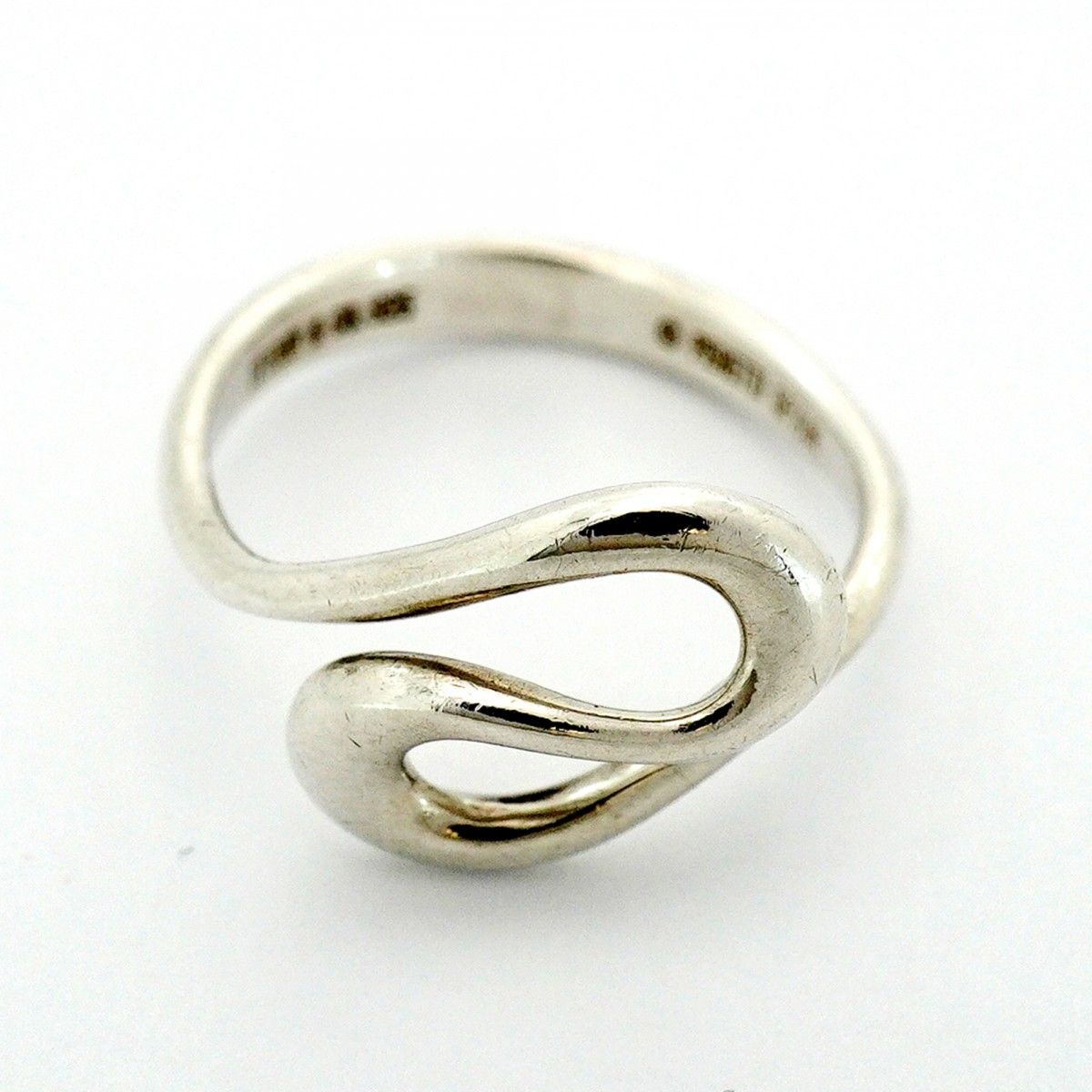 Tiffany & Co Ring Open Wave 925 Sterling Silver — view 3