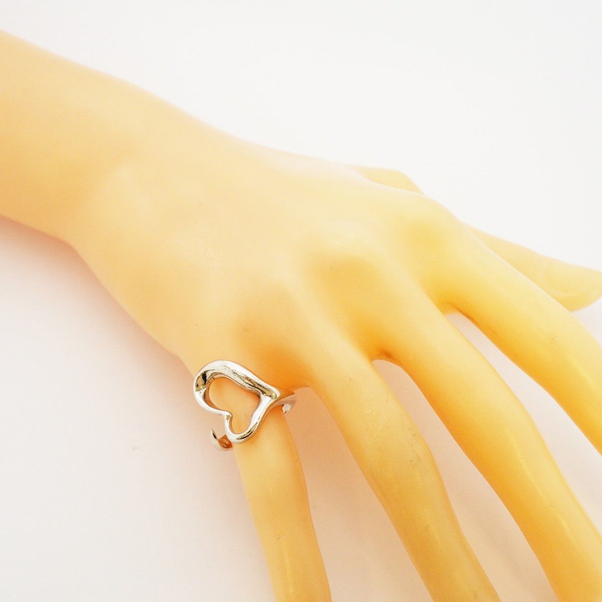 Tiffany & Co Ring Open Heart 925 Sterling Silver — view 7