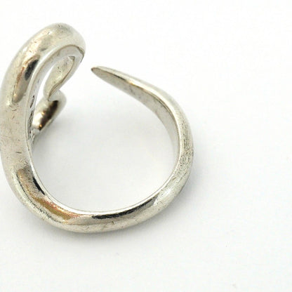 Tiffany & Co Ring Open Heart 925 Sterling Silver — view 8