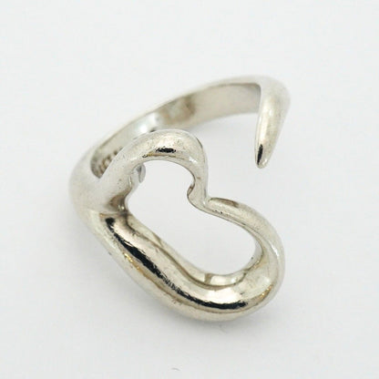 Tiffany & Co Ring Open Heart 925 Sterling Silver — view 3