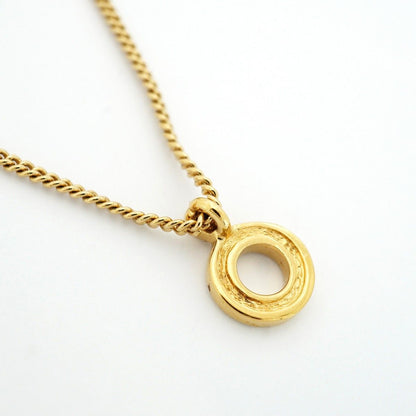 Dior Necklace Gold Plated Line Stone — view 2