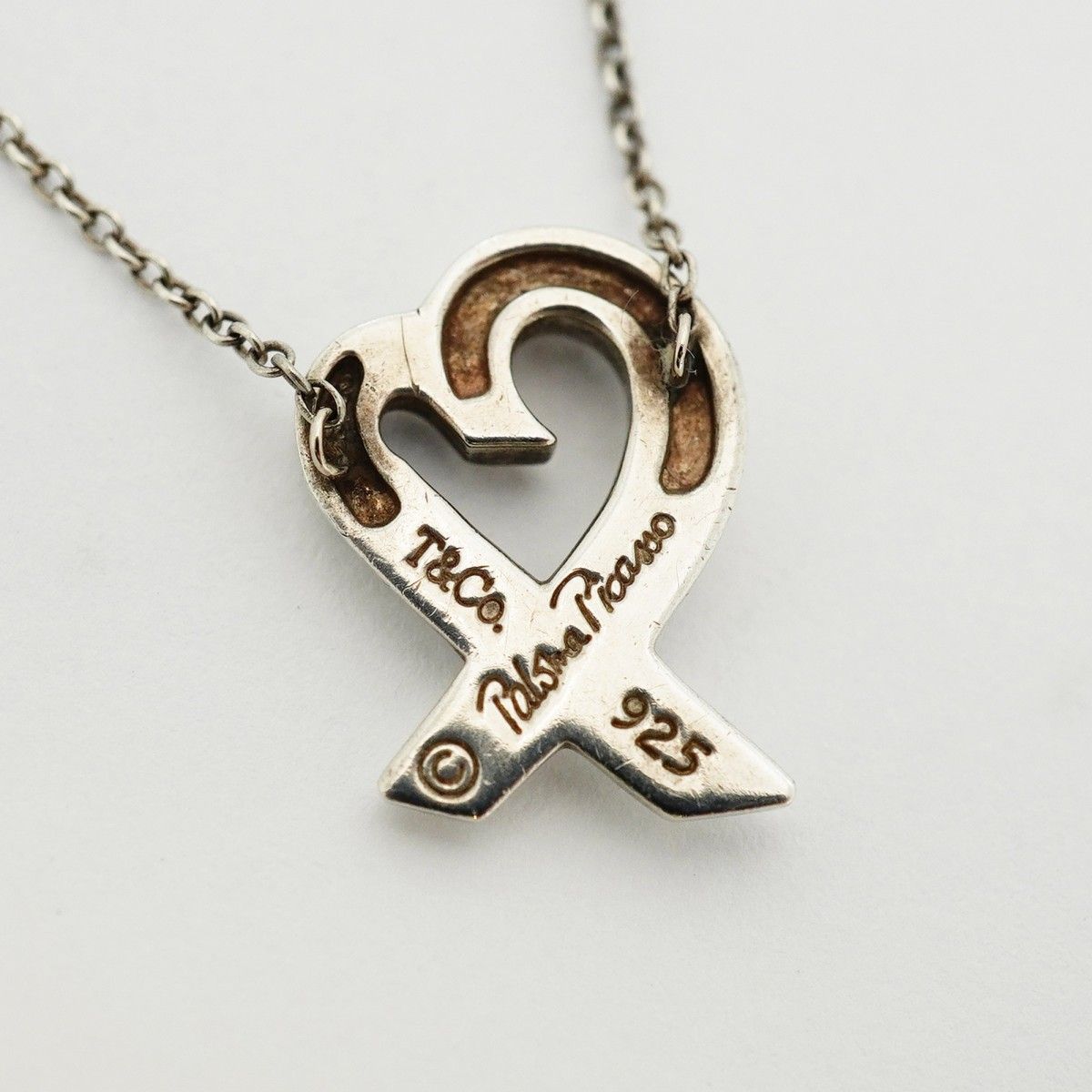 Tiffany & Co Necklace Loving Heart 925 Sterling Silver — view 6