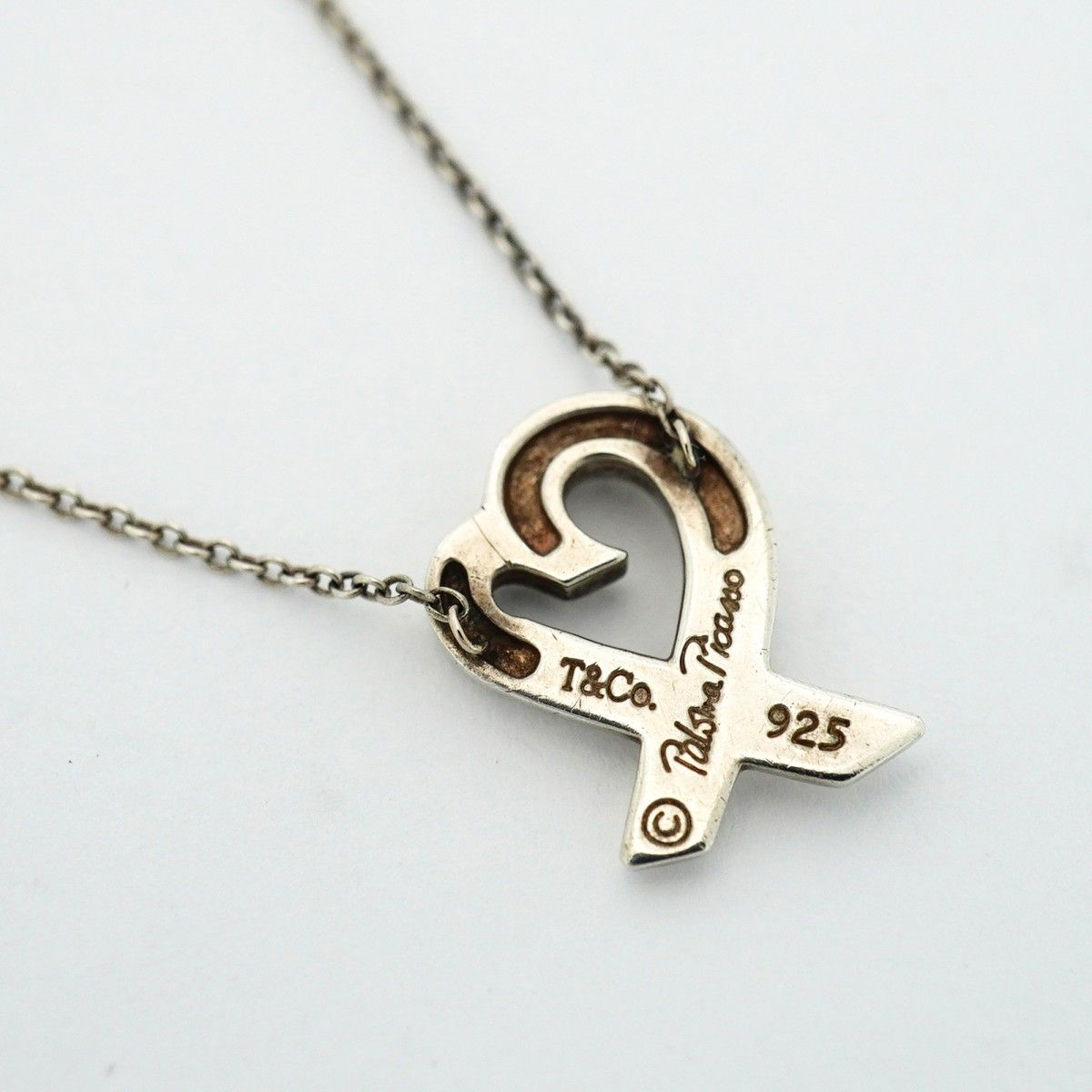 Tiffany & Co Necklace Loving Heart 925 Sterling Silver — view 2