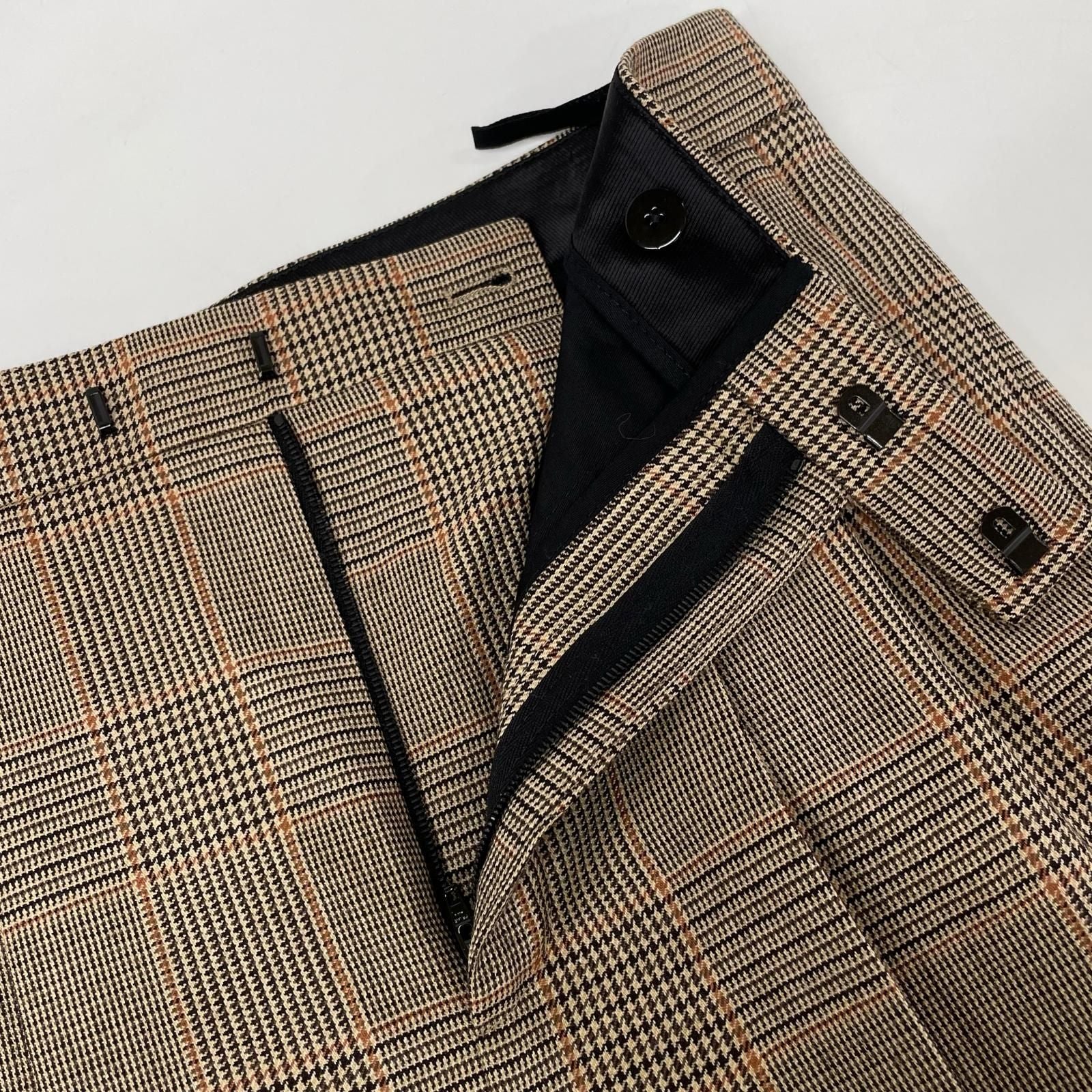 Celine Brown Wool Trousers Pants 38 — view 5