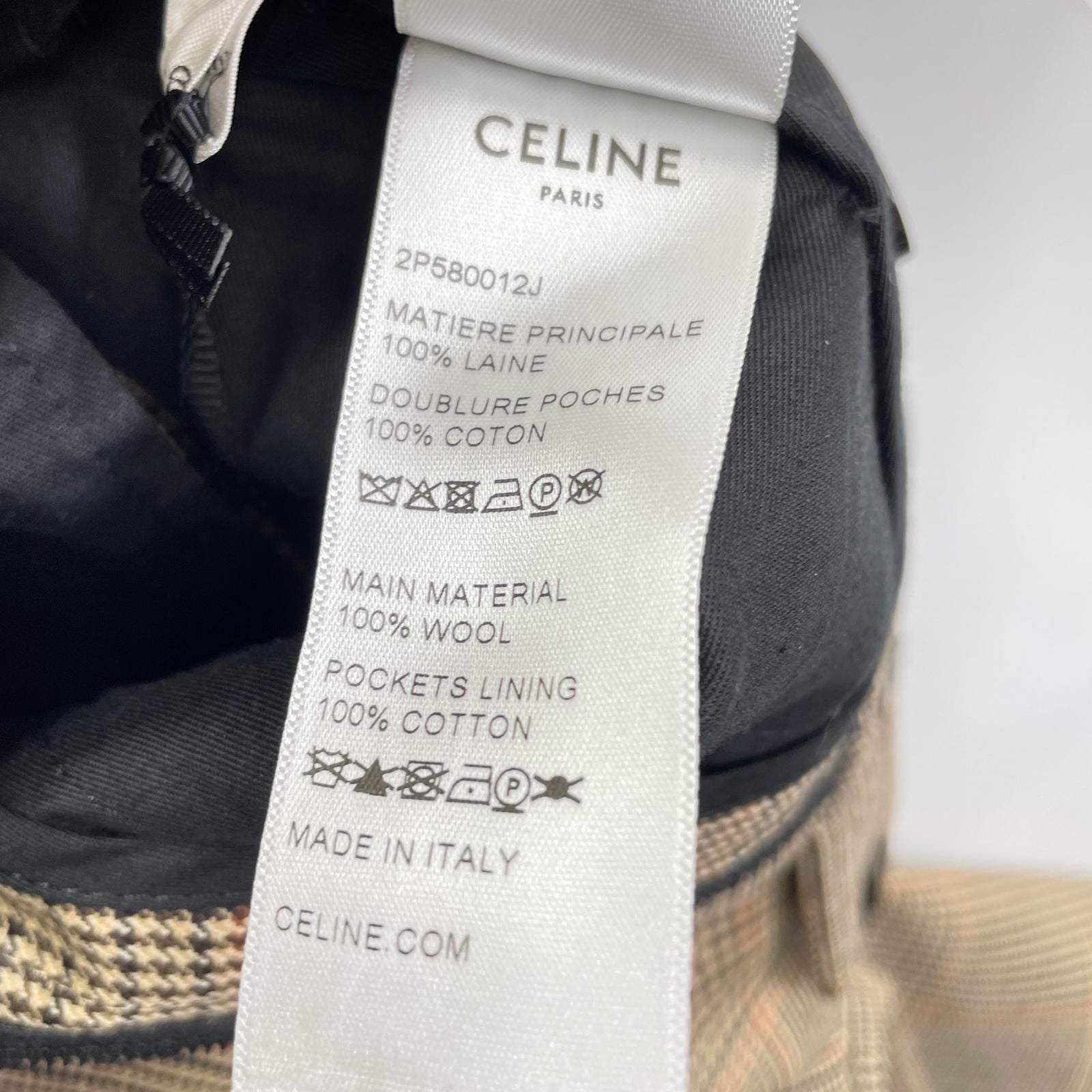 Celine Brown Wool Trousers Pants 38 — view 4