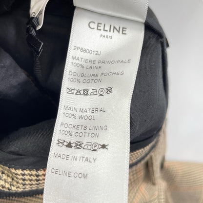 Celine Brown Wool Trousers Pants 38 — view 4