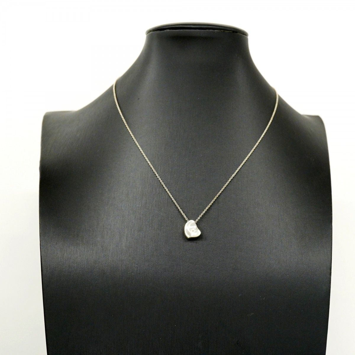 Tiffany & Co Necklace Full Heart 925 Sterling Silver — view 7