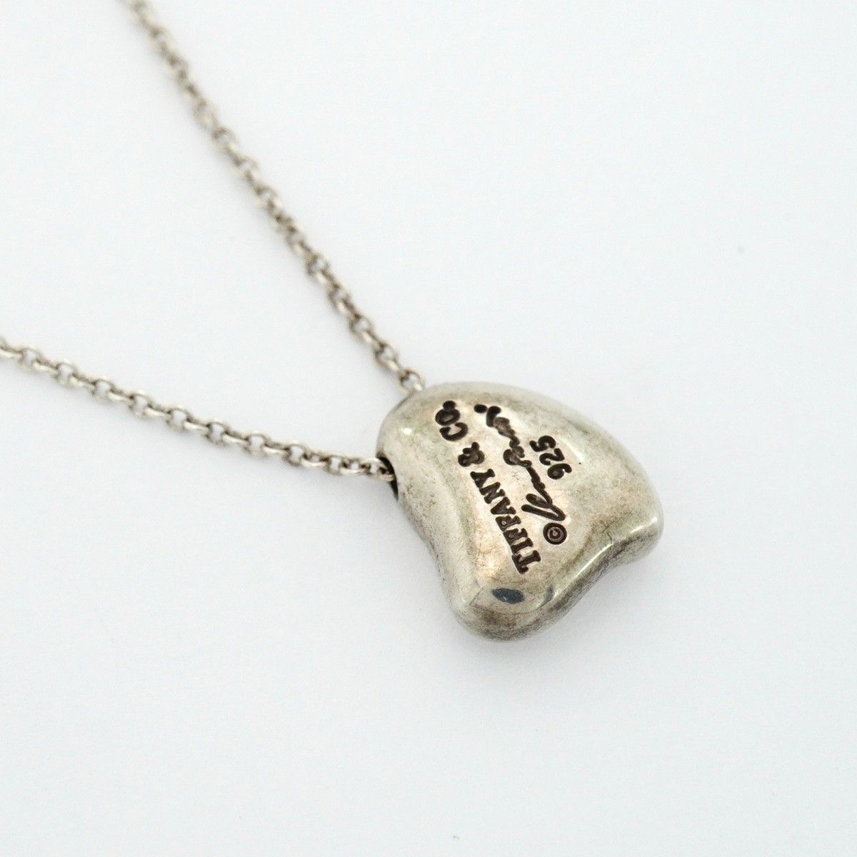 Tiffany & Co Necklace Full Heart 925 Sterling Silver — view 2