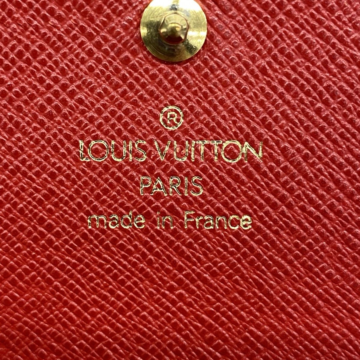 Louis Vuitton Wallet Epi Porte-Monnaie Viennois Tresor Castilian Red — view 4