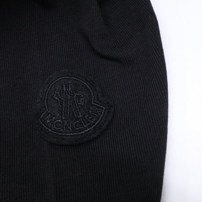Moncler T-Shirt LS Logo Print Velour Long T — view 7