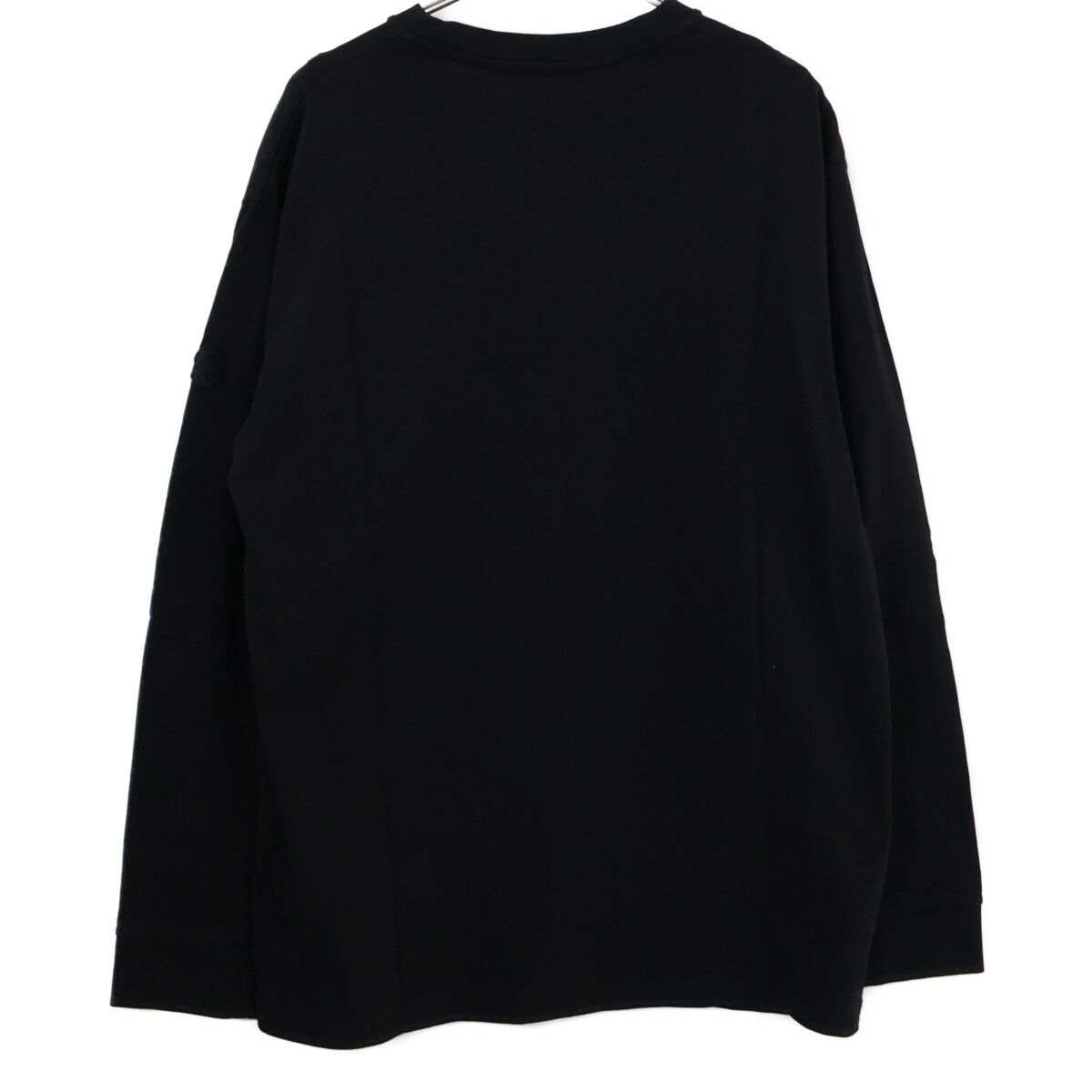 Moncler T-Shirt LS Logo Print Velour Long T — view 2