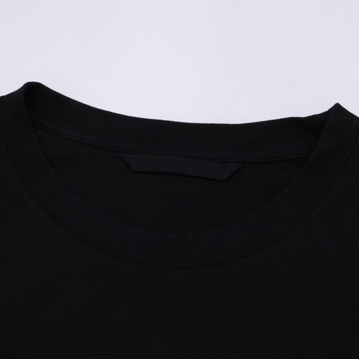 Moncler T-Shirt LS Logo Print Velour Long T — view 3