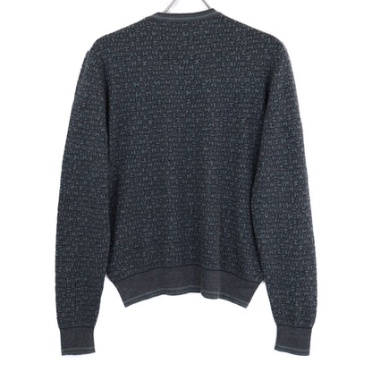 Hermes Logo Pattern Cashmere Silk Knit Sweater — view 2