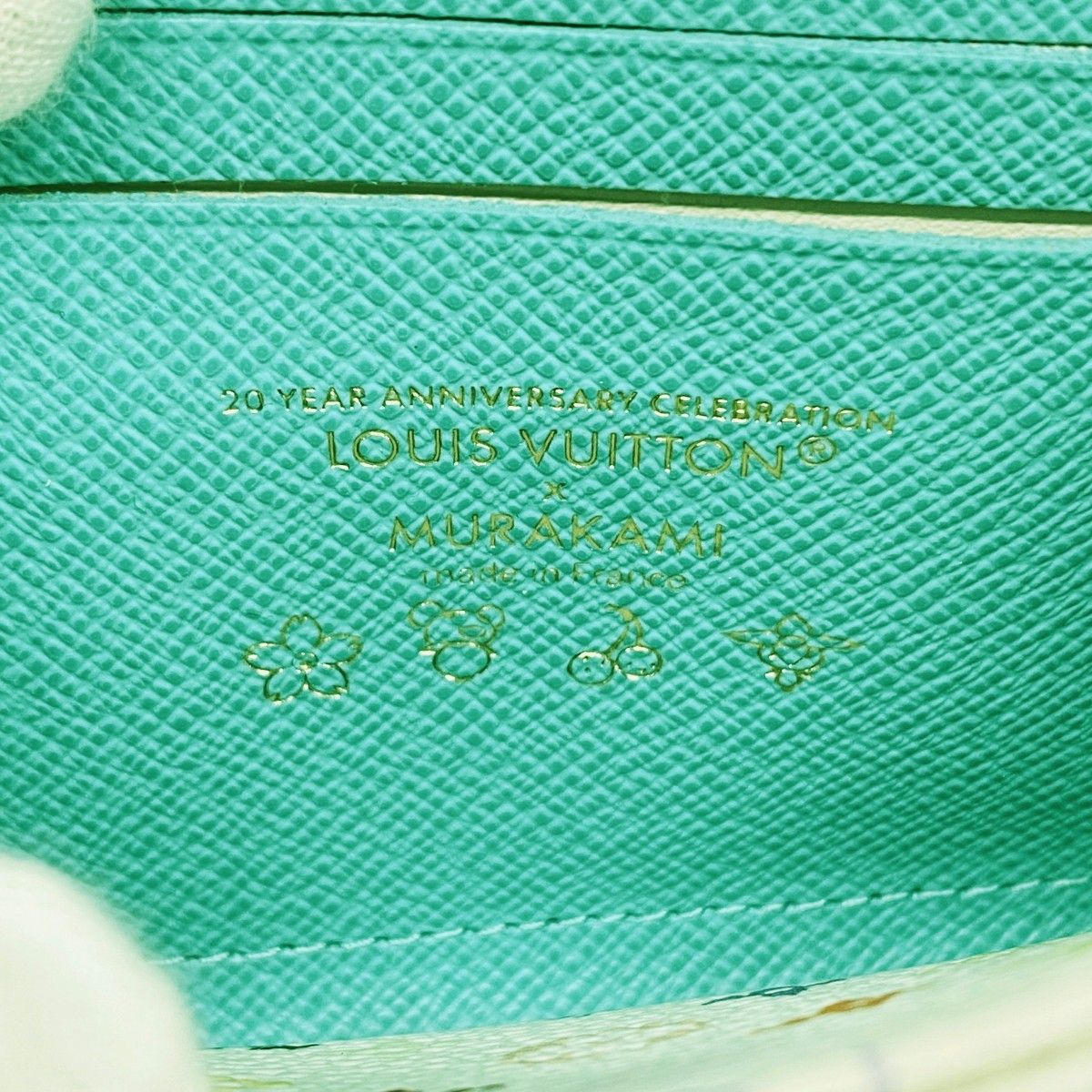 Louis Vuitton Coin Case Epi Takashi Murakami Zippy Purse Kabila Blue — view 4
