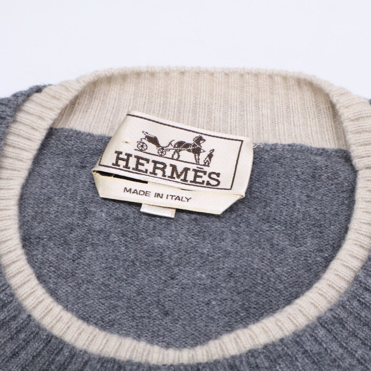 Hermes Wool Layered Knit Sweater — view 3
