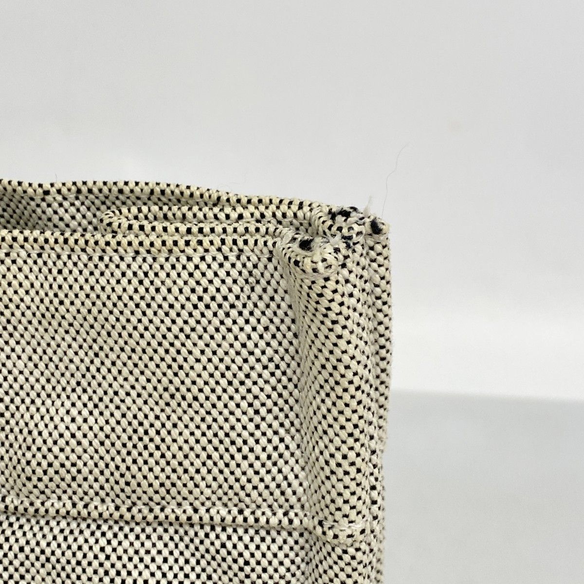 Hermes Tote New Fourre Tout Canvas Gray Silver — view 7