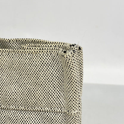 Hermes Tote New Fourre Tout Canvas Gray Silver — view 7