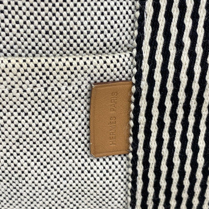 Hermes Tote New Fourre Tout Canvas Gray Silver — view 9