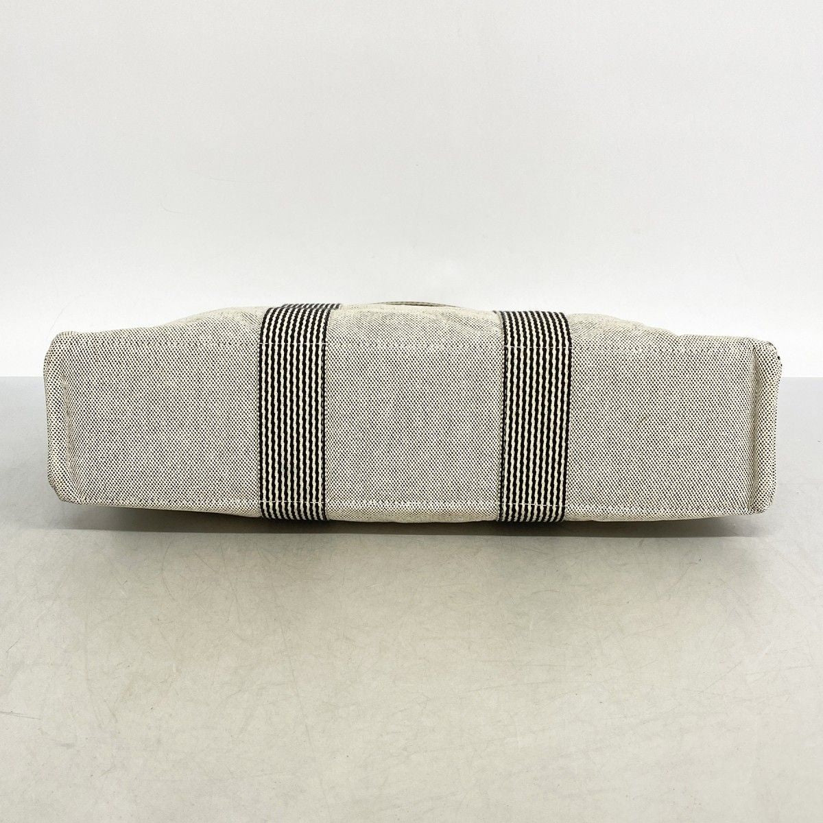 Hermes Tote New Fourre Tout Canvas Gray Silver — view 3