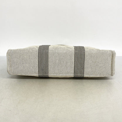 Hermes Tote New Fourre Tout Canvas Gray Silver — view 3