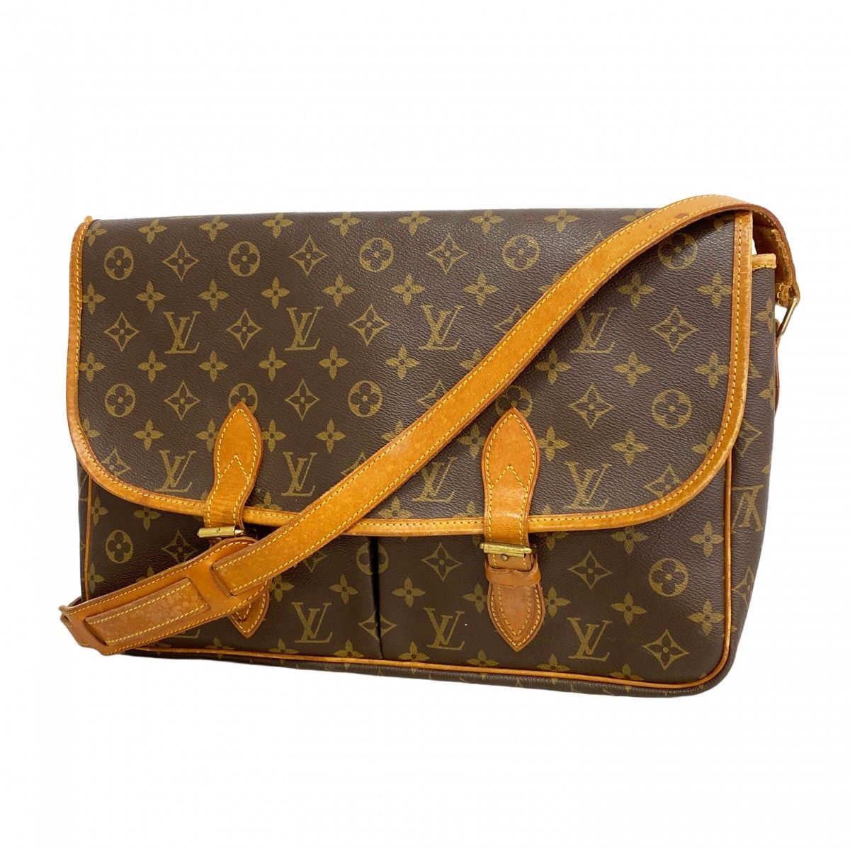 Louis Vuitton Shoulder Bag Monogram Givesiere GM Brown
