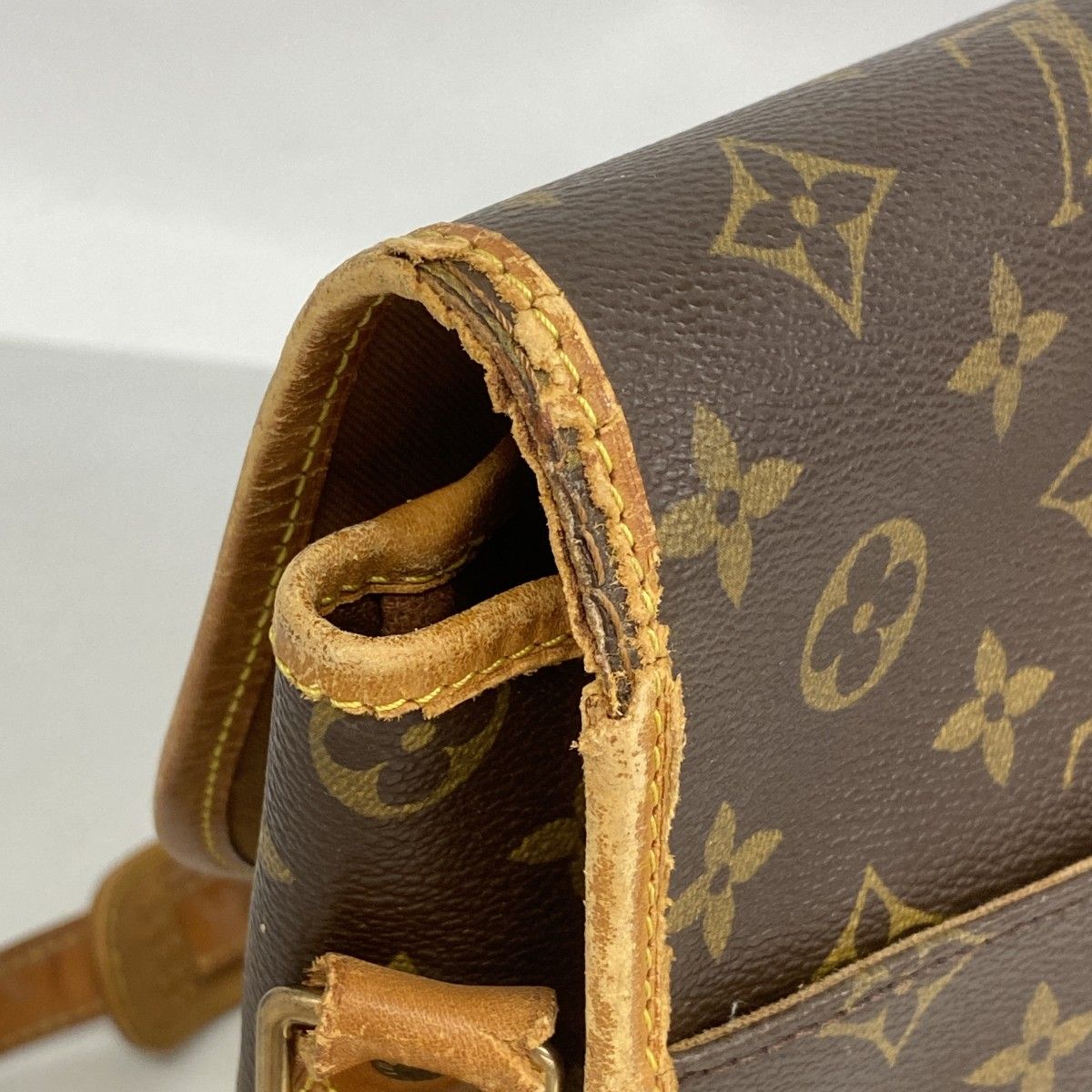 Louis Vuitton Shoulder Bag Monogram Givesiere GM Brown — view 7