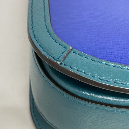Gucci Shoulder Bag Horsebit Leather Green Blue Gold — view 9