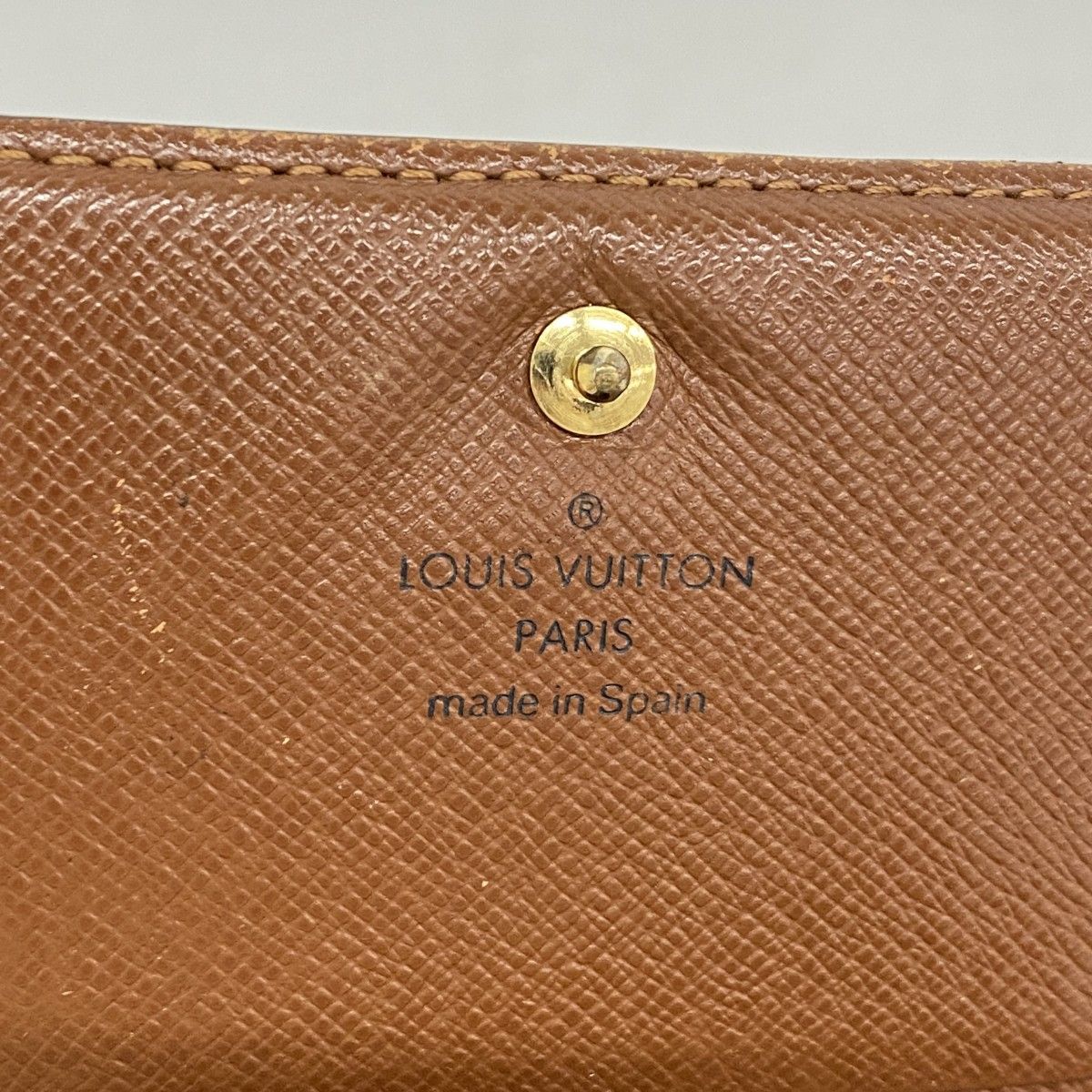 Louis Vuitton Wallet Monogram Porte-Monnaie Viennois Tresor Brown — view 4
