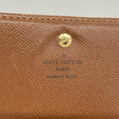 Louis Vuitton Wallet Monogram Porte-Monnaie Viennois Tresor Brown — view 4
