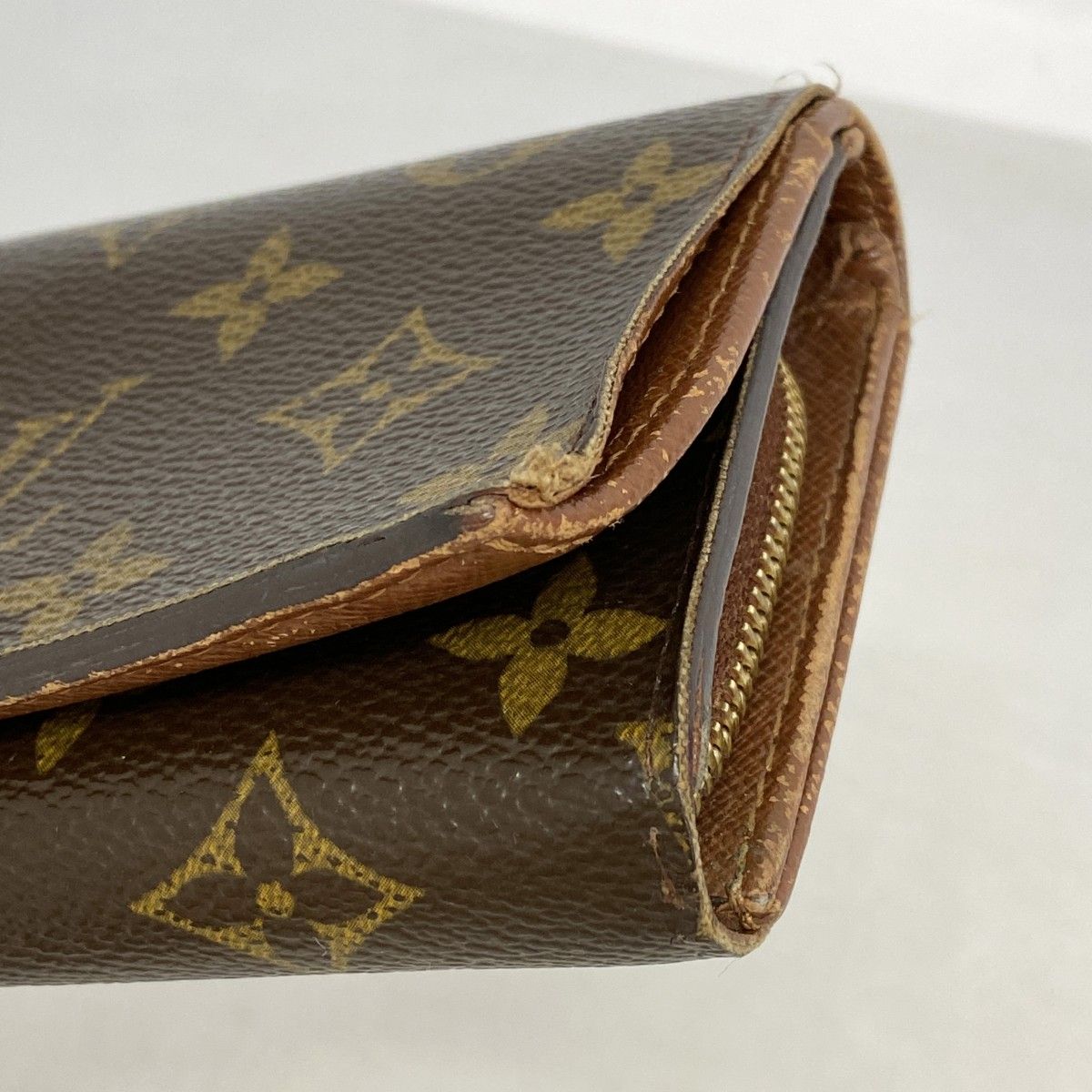 Louis Vuitton Wallet Monogram Porte-Monnaie Viennois Tresor Brown — view 5