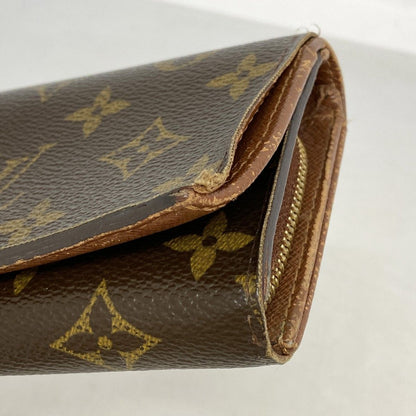Louis Vuitton Wallet Monogram Porte-Monnaie Viennois Tresor Brown — view 5
